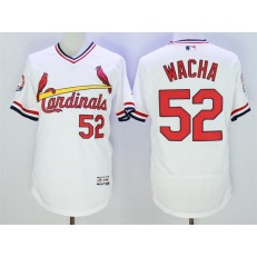 MLB St.Louis Cardinals 52 Michael Wacha Retired White Pullover 2016 Flexbase Majestic Baseball Men Jersey