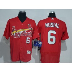 MLB St.Louis Cardinals 6 Red 2016 Flexbase Majestic Baseball Men Jersey