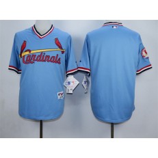 MLB St.Louis Cardinals Blank Blue 1982 Turn Back The Clock Men Jersey