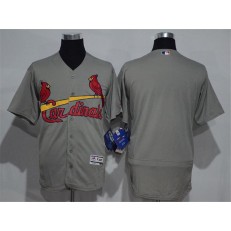 MLB St.Louis Cardinals Blank Gray Road 2016 Flexbase Majestic Baseball Men Jersey