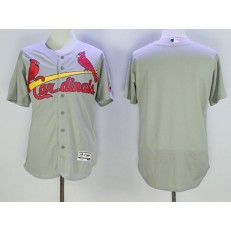 MLB St.Louis Cardinals Blank Grey Flexbase Authentic Collection Stitched Men Jersey