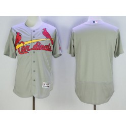 MLB St.Louis Cardinals Blank Grey Flexbase Authentic Collection Stitched Men Jersey