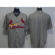 MLB St.Louis Cardinals Blank Grey New Cool Base Stitched Men Jersey