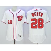 MLB Washington Nationals 28 Jayson Werth White Home 2016 Flexbase Majestic Baseball Men Jersey