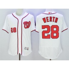 MLB Washington Nationals 28 Jayson Werth White Home 2016 Flexbase Majestic Baseball Men Jersey