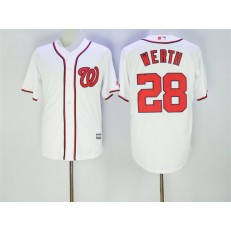 MLB Washington Nationals 28 Jayson Werth White New Cool Base Stitched Men Jersey