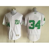 MLB Washington Nationals 34 Bryce Harper White Celtic Flexbase Authentic Collection Stitched Baseball Men Jersey