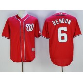 MLB Washington Nationals 6 Anthony Rendon Red New Cool Base Stitched Men Jersey