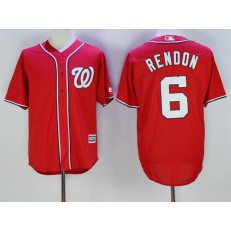 MLB Washington Nationals 6 Anthony Rendon Red New Cool Base Stitched Men Jersey