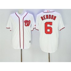 MLB Washington Nationals 6 Anthony Rendon White New Cool Base Stitched Men Jersey