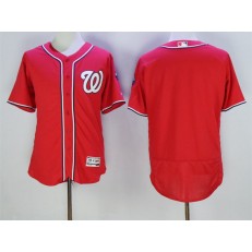 MLB Washington Nationals Blank Red 2016 Flexbase Majestic Baseball Men Jersey