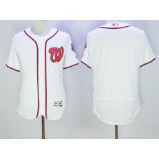 MLB Washington Nationals Blank White Home 2016 Flexbase Majestic Baseball Men Jersey