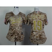MLB Cincinnati Reds 19 Joey Votto Camo 2014 Cool Base Stitched Baseball Women Jersey