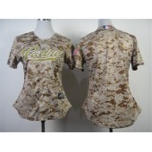 MLB San Diego Padres Blank Camo 2014 Women Jersey