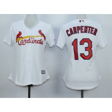 MLB St.Louis Cardinals 13 Matt Carpenter 2015 White Women Jersey