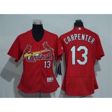 MLB St.Louis Cardinals 13 Matt Carpenter Retired Red 2016 Flexbase Stitched Baseball Women Jersey