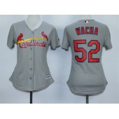 MLB St.Louis Cardinals 52 Michael Wacha 2015 Grey Women Jersey