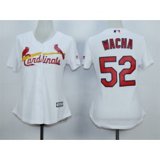 MLB St.Louis Cardinals 52 Michael Wacha 2015 White Women Jersey