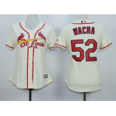 MLB St.Louis Cardinals 52 Michael Wacha Alternate Cream 2015 Cool Base Women Jersey