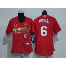 MLB St.Louis Cardinals 6 Stan Musial Retired Red 2016 Flexbase Stitched Baseball Women Jersey