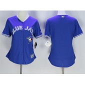 MLB Toronto Blue Jays Blank Blue Alternate Stitched Baseball Women Jersey