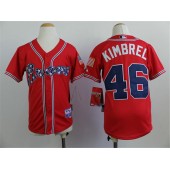 MLB Atlanta Braves 46 Craig Kimbrel 2014 Red Youth Jersey