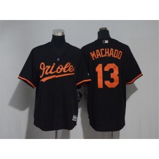 MLB Baltimore Orioles 13 Manny Machado Black Cool Base Stitched Youth Jersey