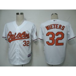 MLB Baltimore Orioles 32 Matt Wieters White Youth Jersey
