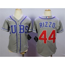 MLB Chicago Cubs 44 Anthony Rizzo 2014 Gray Youth Jersey
