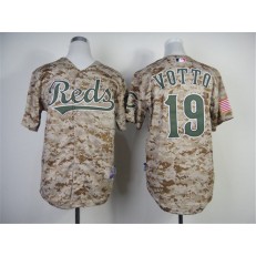 MLB Cincinnati Reds 19 Joey Votto 2014 Camo Youth Jersey