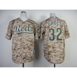 MLB Cincinnati Reds 32 Jay Bruce 2014 Camo Youth Jersey