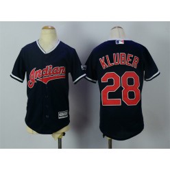 corey kluber youth jersey