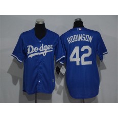 MLB Los Angeles Dodgers 42 Jackie Robinson Blue Cool Base Stitched Youth Jersey