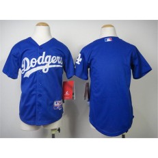 MLB Los Angeles Dodgers Blank Blue Youth Jersey
