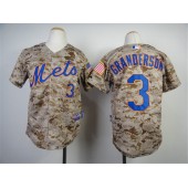 MLB New York Mets 3 Curtis Granderson 2014 Camo Youth Jersey