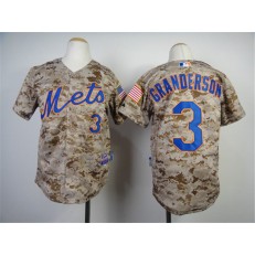 MLB New York Mets 3 Curtis Granderson 2014 Camo Youth Jersey