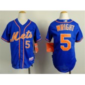 MLB New York Mets 5 David Wright Blue Youth Jersey