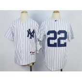 MLB New York Yankees 22 Jacoby Ellsbury White Youth Jersey