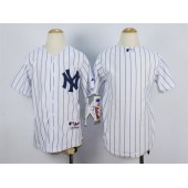 MLB New York Yankees Blank White Youth Jersey