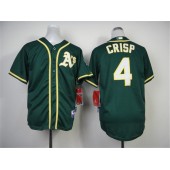 MLB Oakland Athletics 4 Coco Crisp 2014 Green Youth Jersey