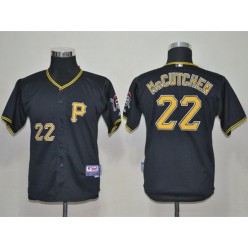 MLB Pittsburgh Pirates 22 Andrew McCutchen Black Youth Jersey
