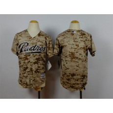 MLB San Diego Padres Blank Alternate Camo 2015 Cool Base Youth Jersey