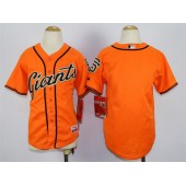 MLB San Francisco Giants Blank Orange Youth Jersey