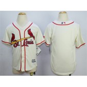 MLB St. Louis Cardinals Blank Alternate Cream 2015 Cool Base Youth Jersey