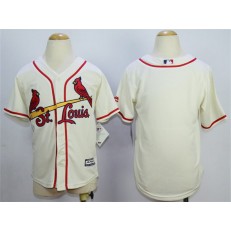 MLB St. Louis Cardinals Blank Alternate Cream 2015 Cool Base Youth Jersey