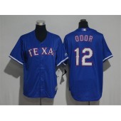 MLB Texas Rangers 12 Rougned Odor Blue Cool Base Stitched Youth Jersey