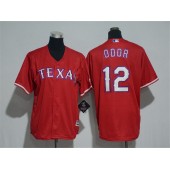 MLB Texas Rangers 12 Rougned Odor Red Cool Base Stitched Youth Jersey