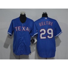 MLB Texas Rangers 29 Adrian Beltre Blue Cool Base Stitched Youth Jersey