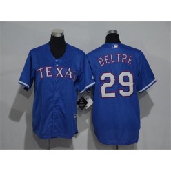 MLB Texas Rangers 29 Adrian Beltre Blue Cool Base Stitched Youth Jersey