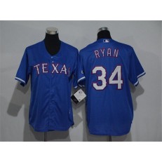 MLB Texas Rangers 34 Nolan Ryan Blue Cool Base Stitched Youth Jersey